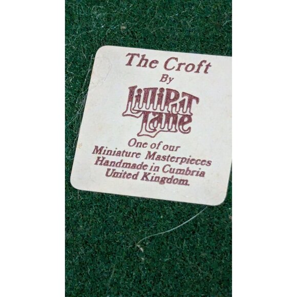 The Croft By Lilliput Lane Miniature Masterpiece Handmade In Cumbria UK - Picture 9 of 9